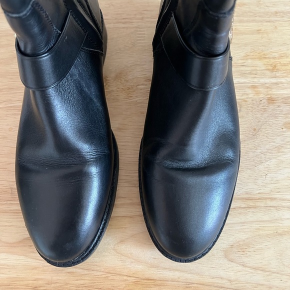 Black Coach Leather Boots - Picture 4 of 8